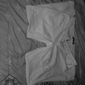 Distressed Levi's jeans